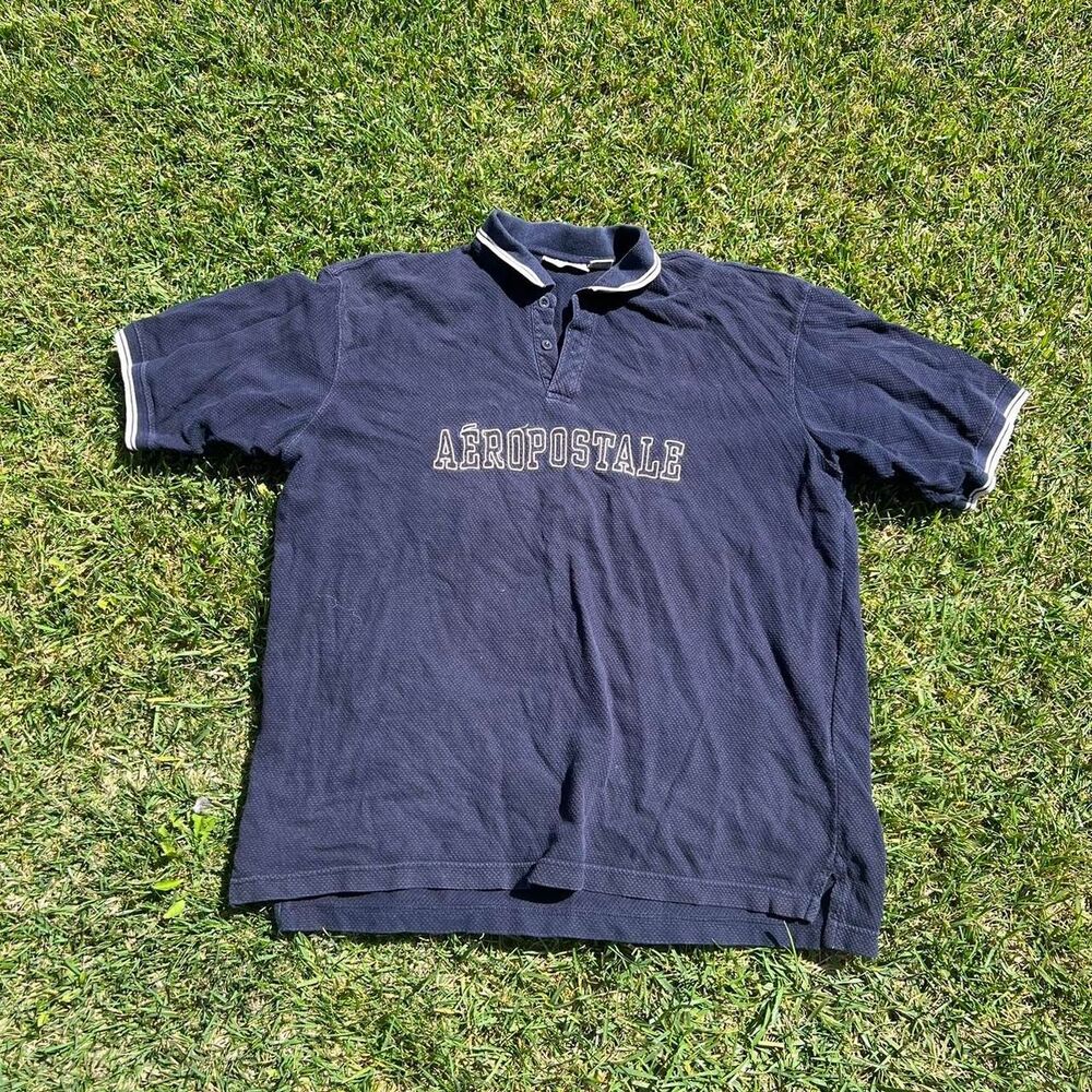 2000s Aeropostale y2k center logo polo mens size xl